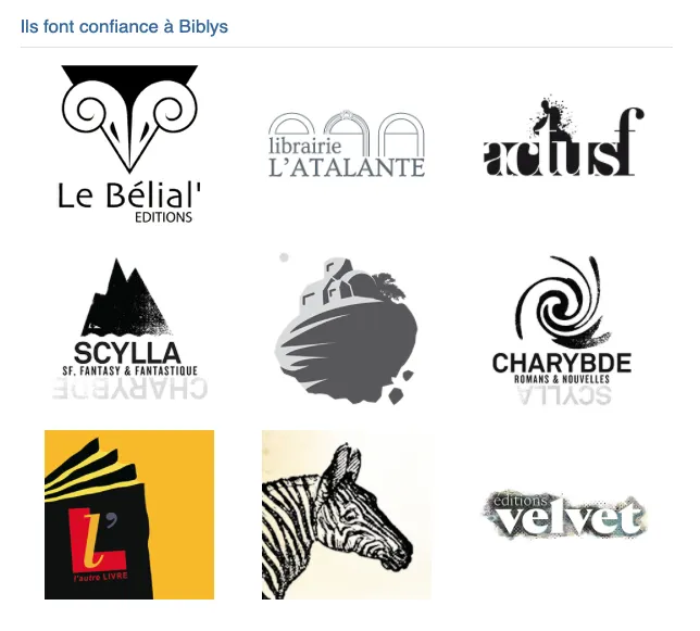 Logo des 9 sites Biblys